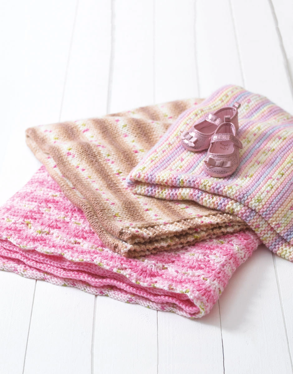 Cozy Hayfield Knit Baby Blankets - Soft & Simple for Little Ones.